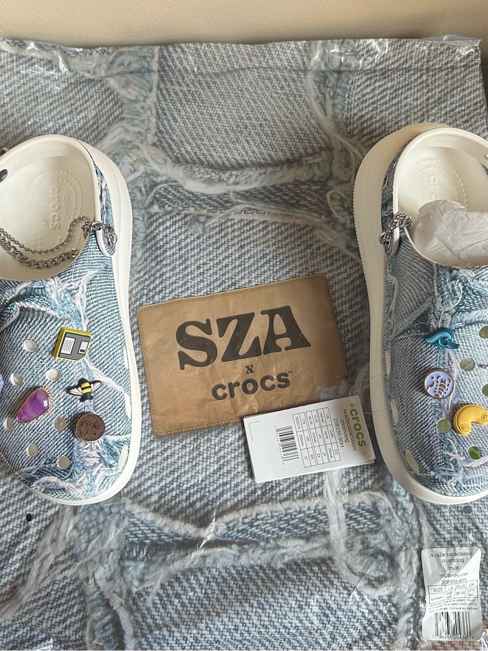 SZA Crocs Brand New Never Worn Womens size 8 - Picture 5 of 5